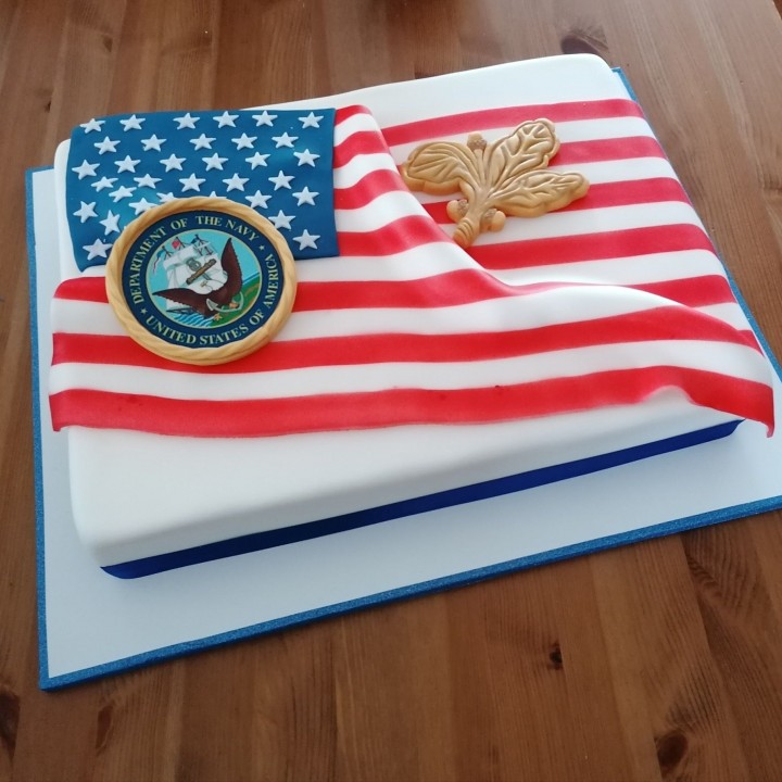 US Flag Cake