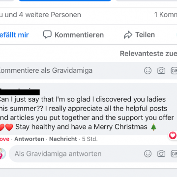 Feedback Gravidamiga Facebook